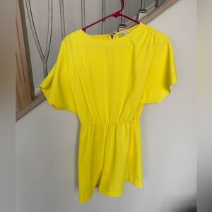 Alice and Olivia Yellow romper
